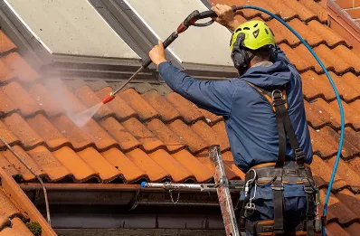 Démoussage et hydrofuge de toiture à Rouze